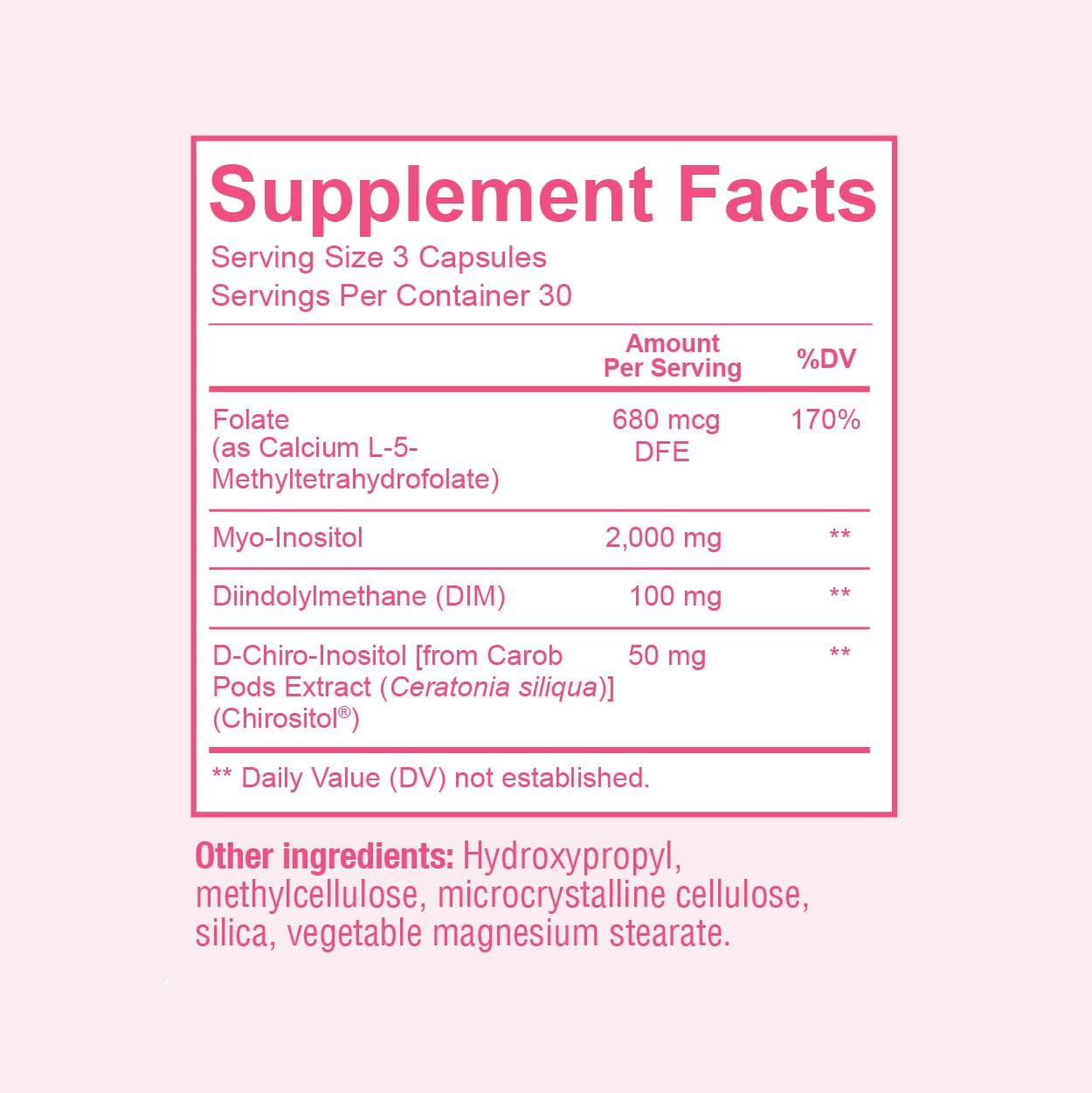 Sunergetic Ovarian Support Supplement side view showing capsules