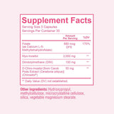 Sunergetic Ovarian Support Supplement side view showing capsules