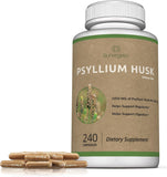 Sunergetic Psyllium Husk Capsules 268g close-up of capsules
