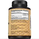 Sunergetic Quercetin & Bromelain Supplement bottle side view