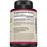 Sunergetic Serrapeptase Enzyme Supplement side view with label