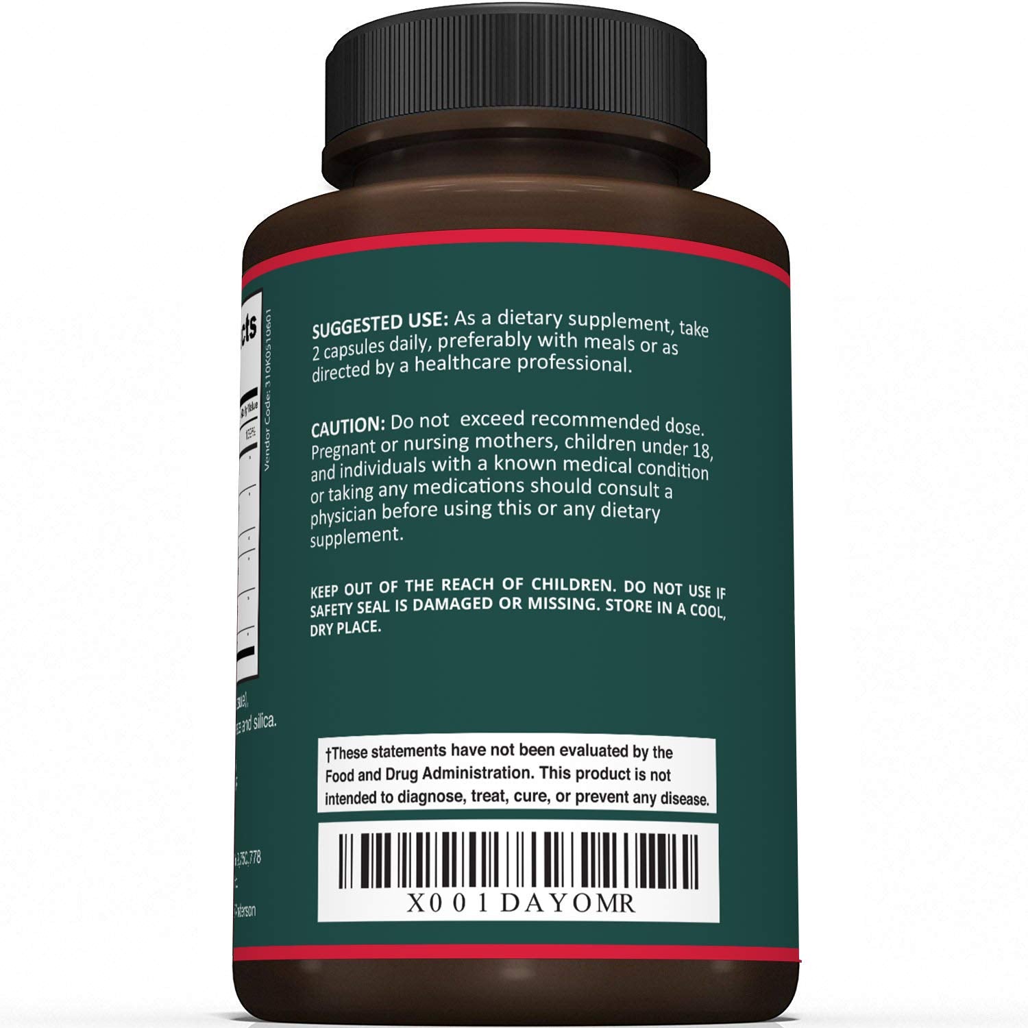 Sunergetic Uric Acid Support Supplement ingredients list
