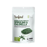 Sunfood Superfoods Chlorella & Spirulina Capsules front view