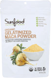 Sunfood Superfoods Gelatinized Maca Powder 227g front view