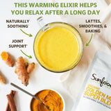 Sunfood Superfoods Golden Milk Powder 170g nutritional information