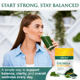Sunlit Best Green Organics Chlorella Spirulina Powder in a breakfast bowl