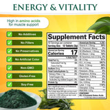 Sunlit Best Green Organics Chlorella Spirulina Tablets close-up