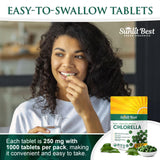 Sunlit Best Green Organics Chlorella Tablets 250mg nutritional information