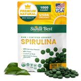 Sunlit Best Green Organics Spirulina Tablets 250g front view