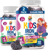 SUNNY SAM Iron Gummies for Kids 10mg grape flavour front view