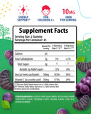 SUNNY SAM Iron Gummies grape flavour close-up