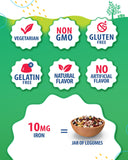 SUNNY SAM Iron Gummies showing nutritional information