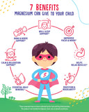 SUNNY SAM Magnesium Gummies for Kids nutritional information