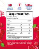 SUNNY SAM Magnesium Gummies raspberry flavour close-up