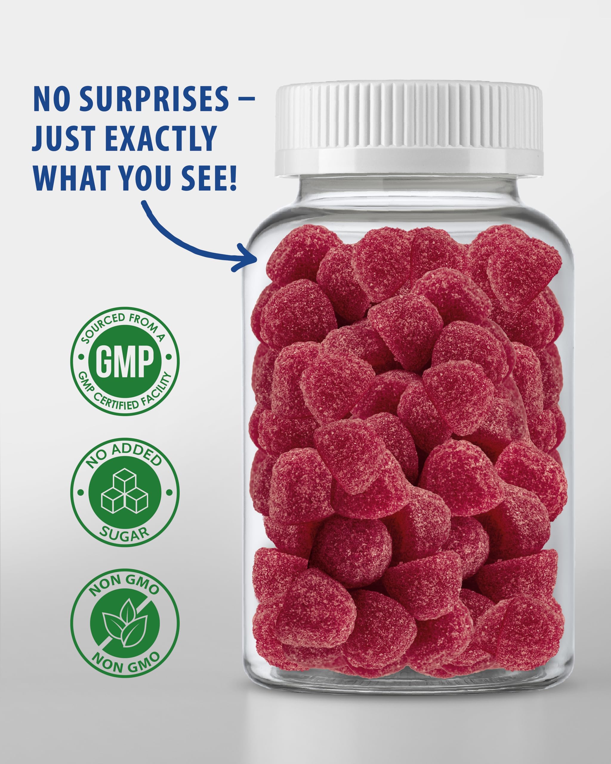 SUNNY SAM Zinc Gummies for Kids 25mg ingredients list