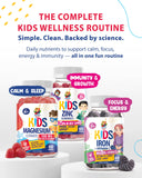 SUNNY SAM Zinc Gummies in a bowl with fresh berries