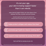 Sunrae Wellness Glowing Skin Supplement back view with ingredient list