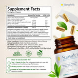 Sunsafe Rx Antioxidant Supplement bottle top view