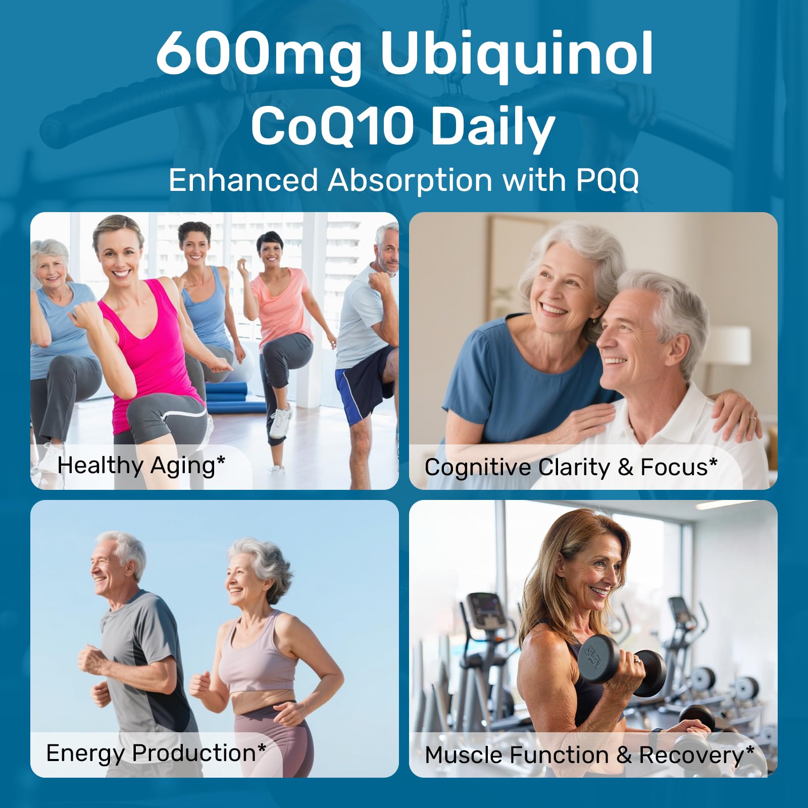 Sunshine & Rain CoQ10 Ubiquinol 600mg softgels close-up