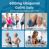 Sunshine & Rain CoQ10 Ubiquinol 600mg softgels close-up