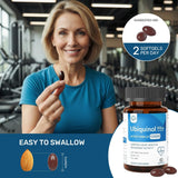 Sunshine & Rain CoQ10 Ubiquinol 600mg softgels with ingredients