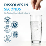 Sunshine & Rain Molecular Hydrogen Tablets in water