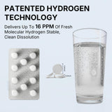 Sunshine & Rain Molecular Hydrogen Tablets in water dissolving