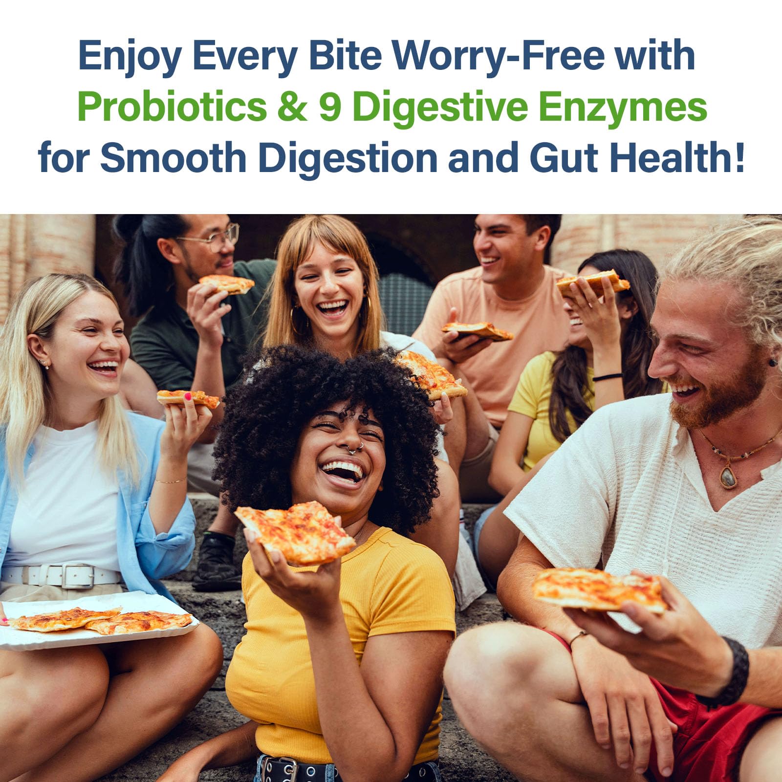 Sunshine & Rain Probiotics capsules in a hand