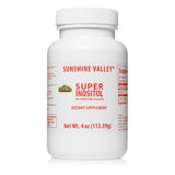 Sunshine Valley Super Inositol Powder mixed in a glass