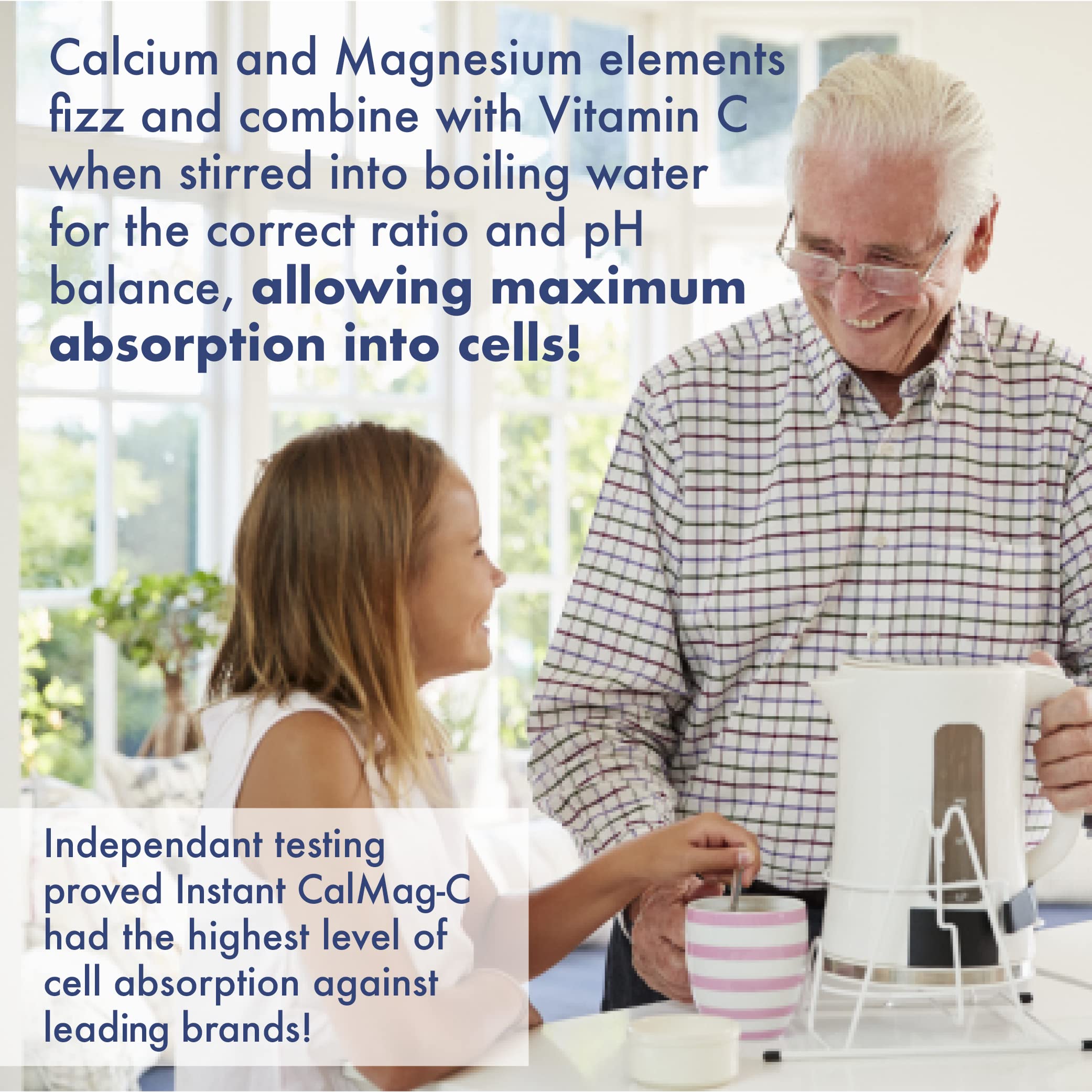Sunshine Vitamins Instant CalMag-C Calcium and Magnesium Powder ingredients list