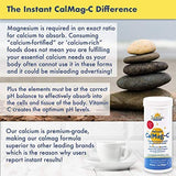 Sunshine Vitamins Instant CalMag-C Calcium and Magnesium Powder nutritional information