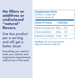 Sunshine Vitamins Instant CalMag-C Calcium and Magnesium Powder scoop for serving