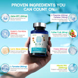 Sunthos Brain Support Supplement side view with ingredients list