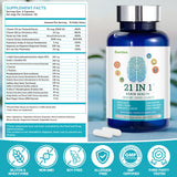 Sunthos Brain Support Supplement with lifestyle background
