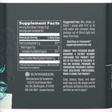Sunwarrior Active Creatine 301g back view with nutritional information