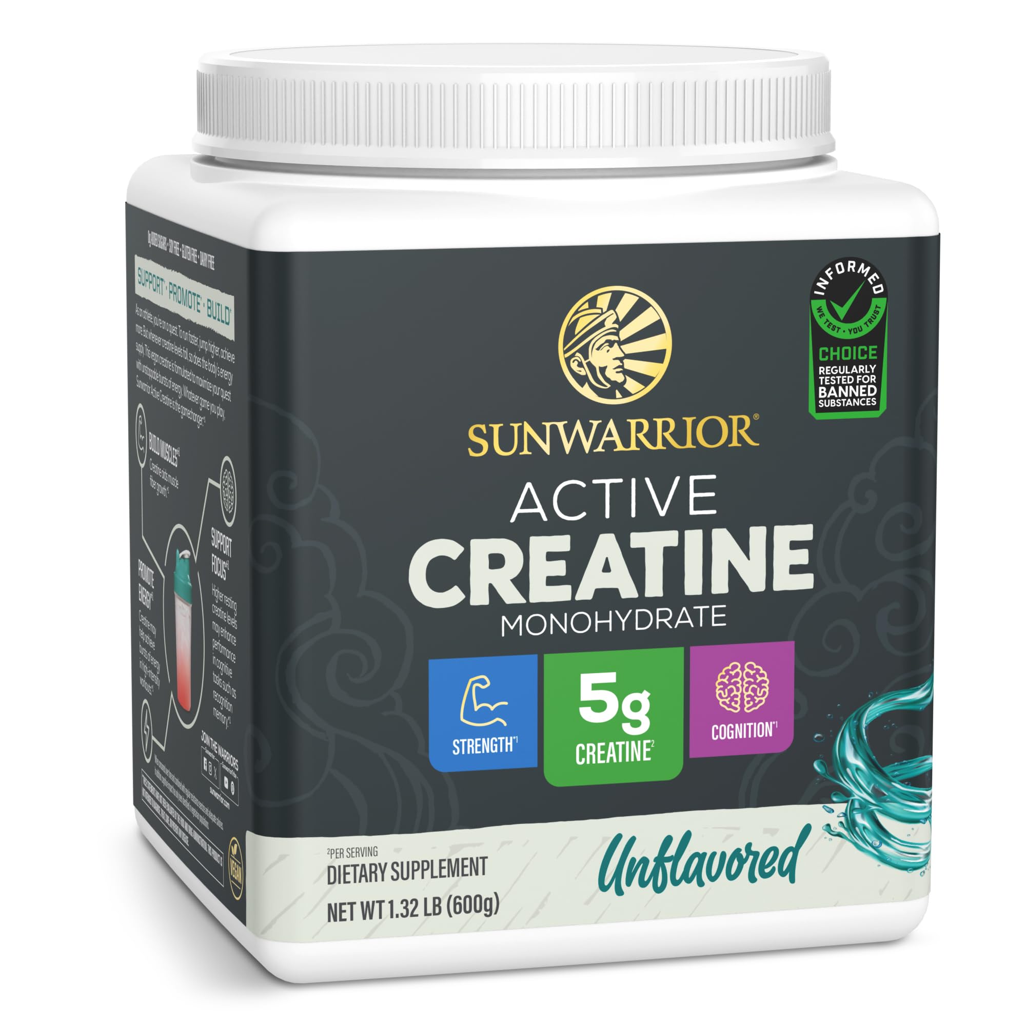 Sunwarrior Active Creatine 600g front view