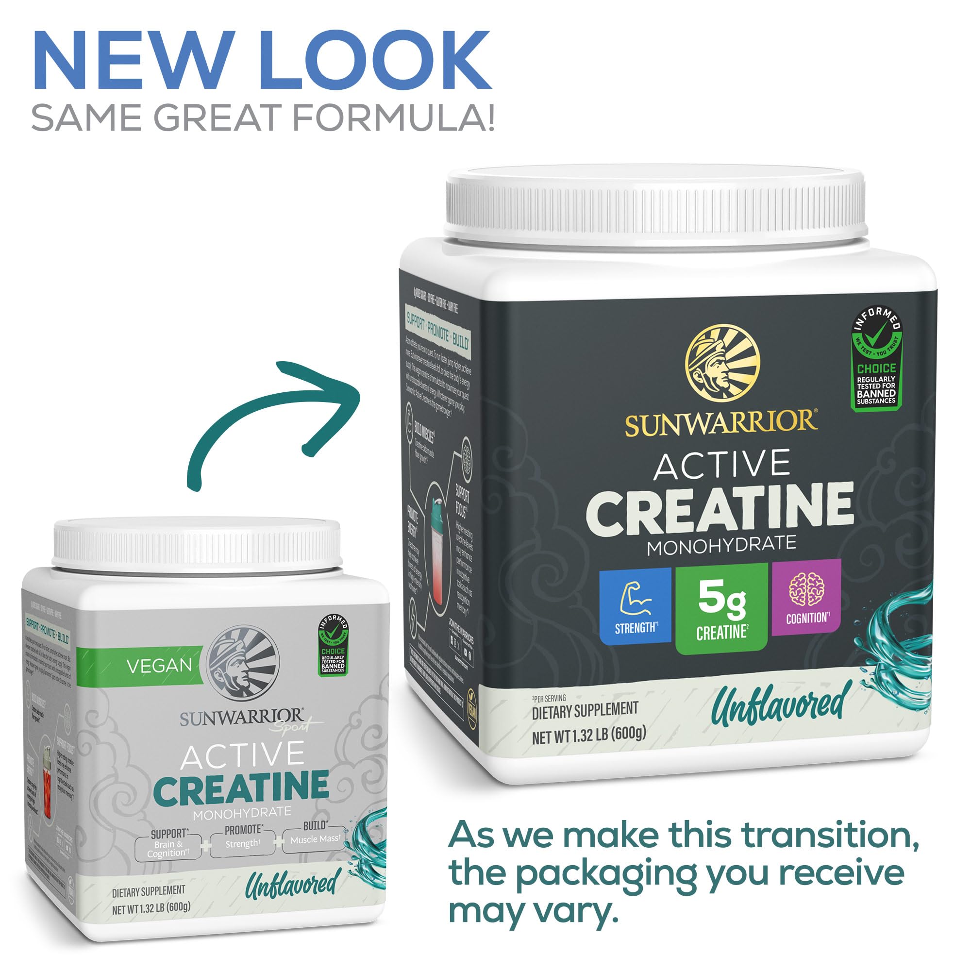 Sunwarrior Active Creatine 600g lifestyle shot
