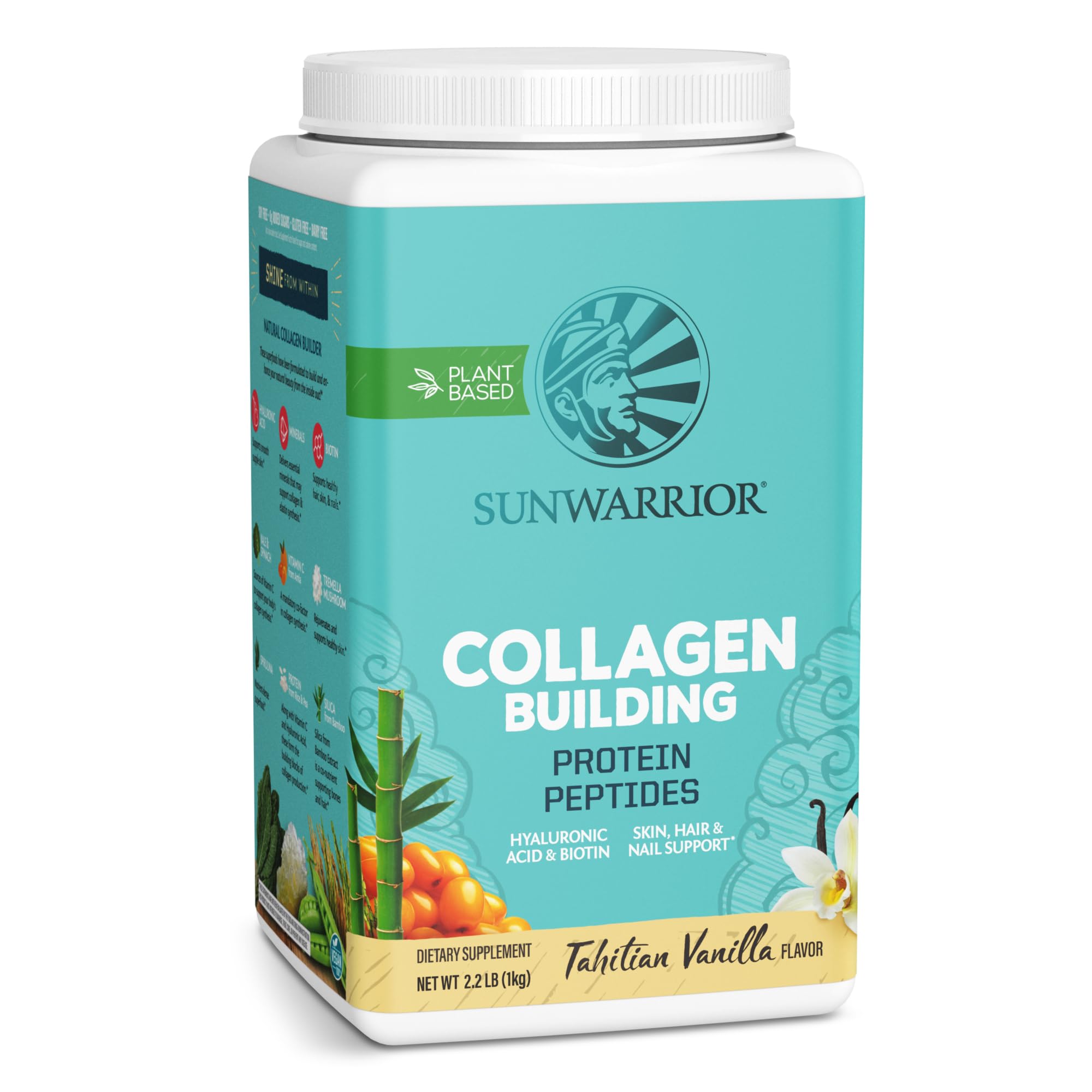 Sunwarrior Collagen Building Protein Peptides 998g front view