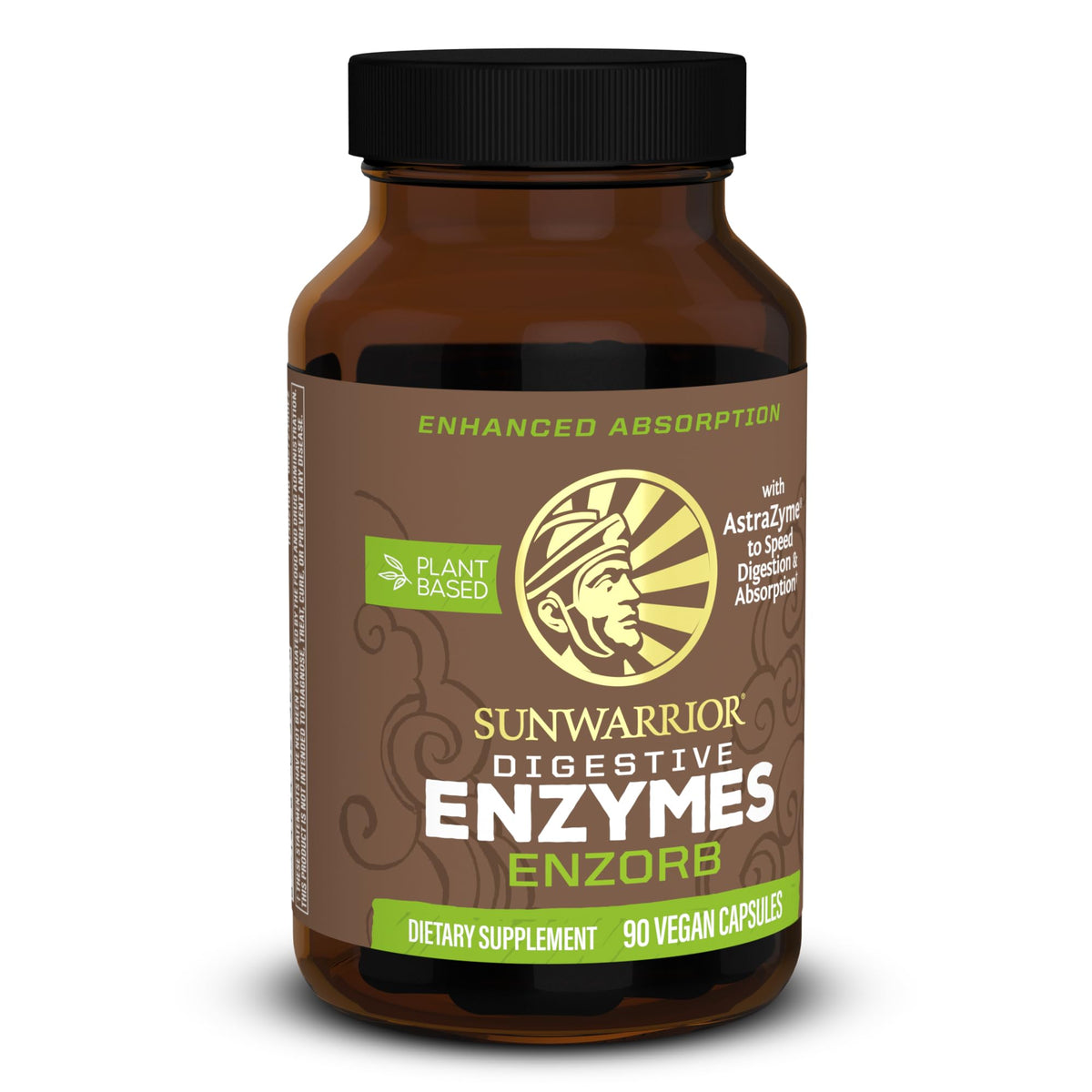 Sunwarrior Enzorb daily Enzyme Capsules front view