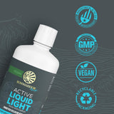 Sunwarrior Liquid Light 32 oz bottle side view