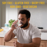Sunwarrior Men's Probiotic 50 Billion CFU with ingredients list