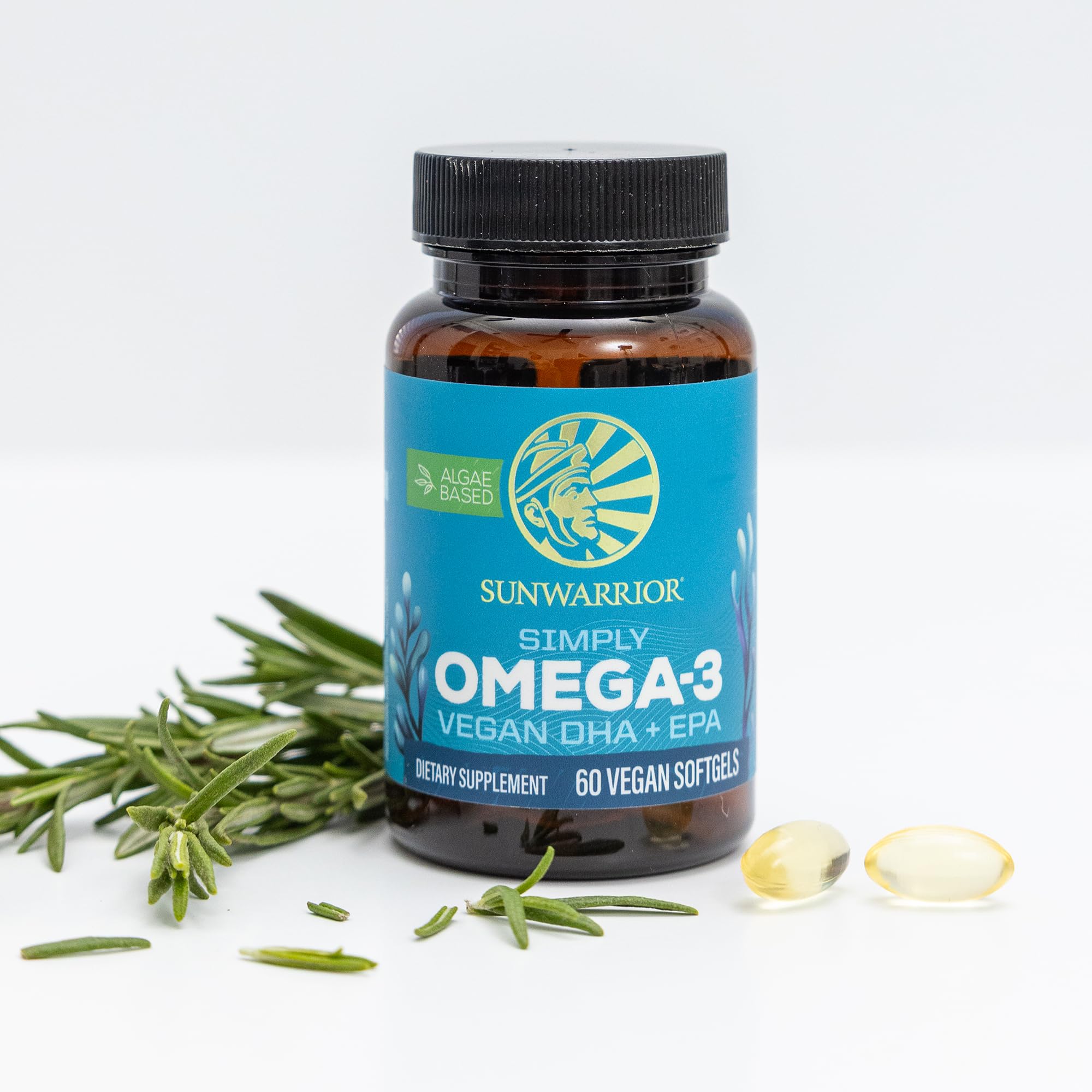 Sunwarrior Omega-3 Algae Oil Softgels packaging