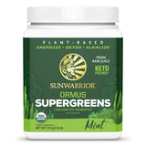 Sunwarrior Ormus SuperGreens Mint 272g front view