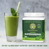 Sunwarrior Ormus SuperGreens Mint ingredients list
