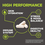Sunwarrior Probiotics 100 Billion CFU 16-Strain Formula capsule close-up
