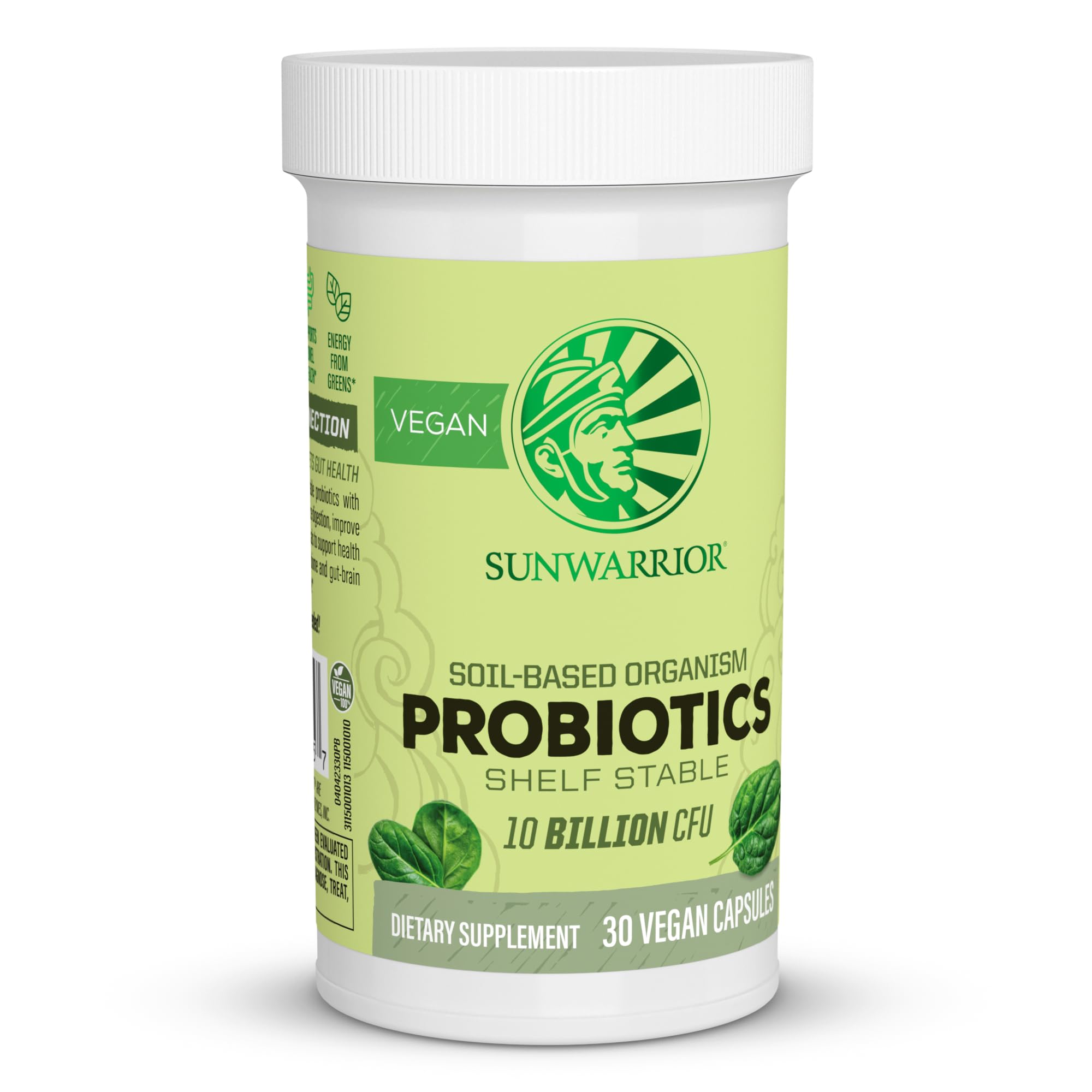 Sunwarrior Probiotics 30 capsules front view