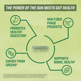 Sunwarrior Probiotics 30 capsules on a wooden table
