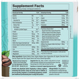 Sunwarrior Vegan Collagen support 500g back view with nutritional information