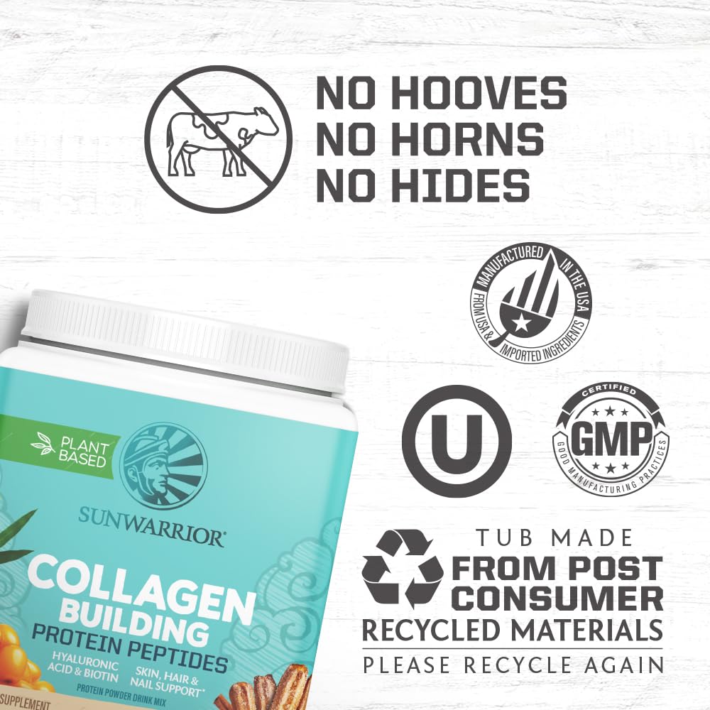 Sunwarrior Vegan Collagen support Powder 500g scoop