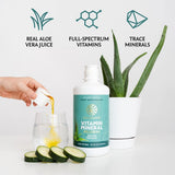 Sunwarrior Vitamin Mineral Rush bottle side view
